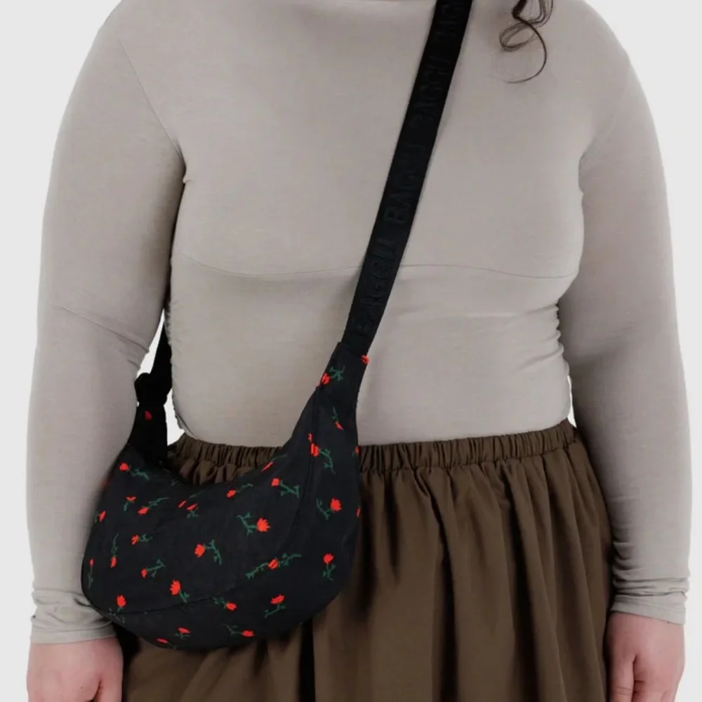 Small Nylon Crescent Bag - Picture 2 of 4